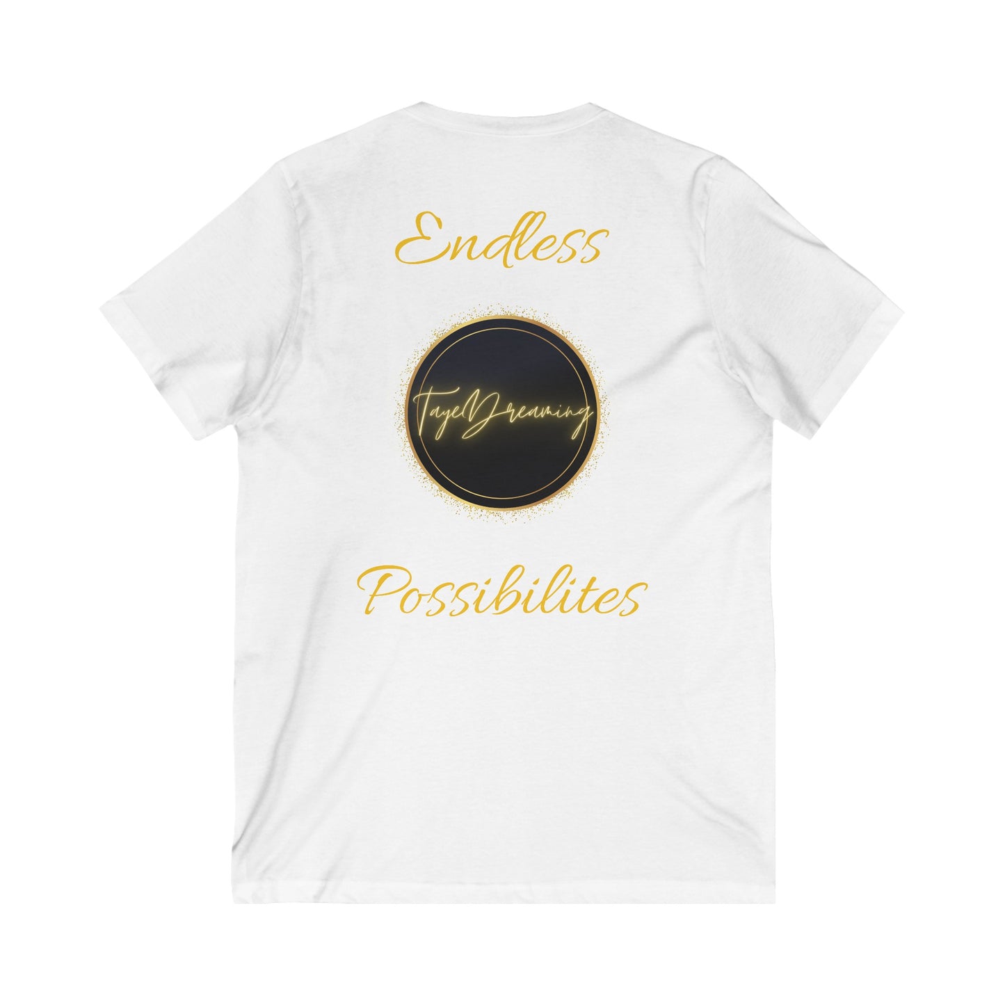 Unisex Jersey Short Sleeve V-Neck Tee