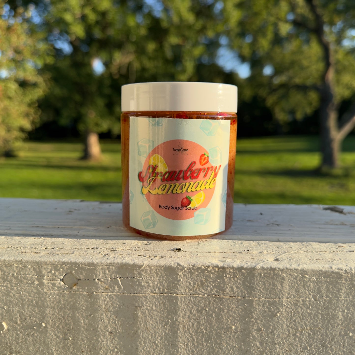 Strawberry Lemonade Sugar Scrub