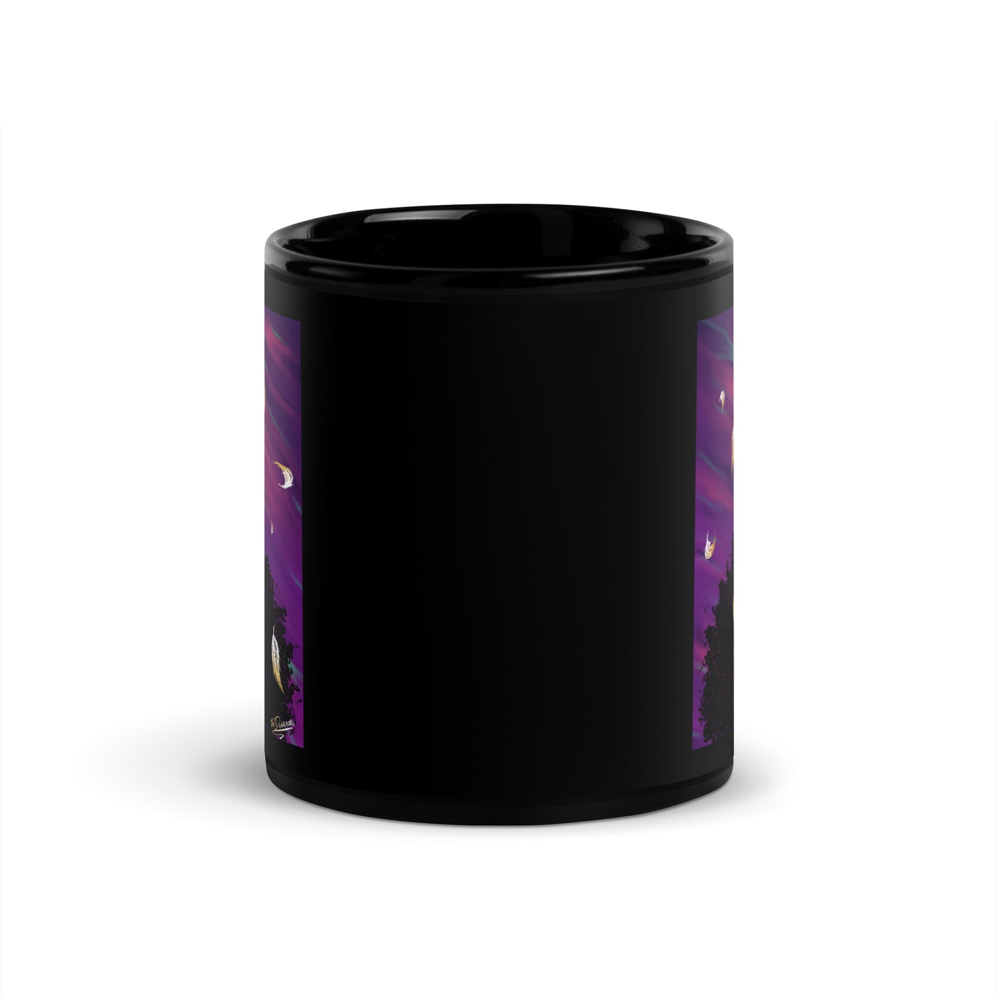 "Endless Possibilities" Black Glossy Mug
