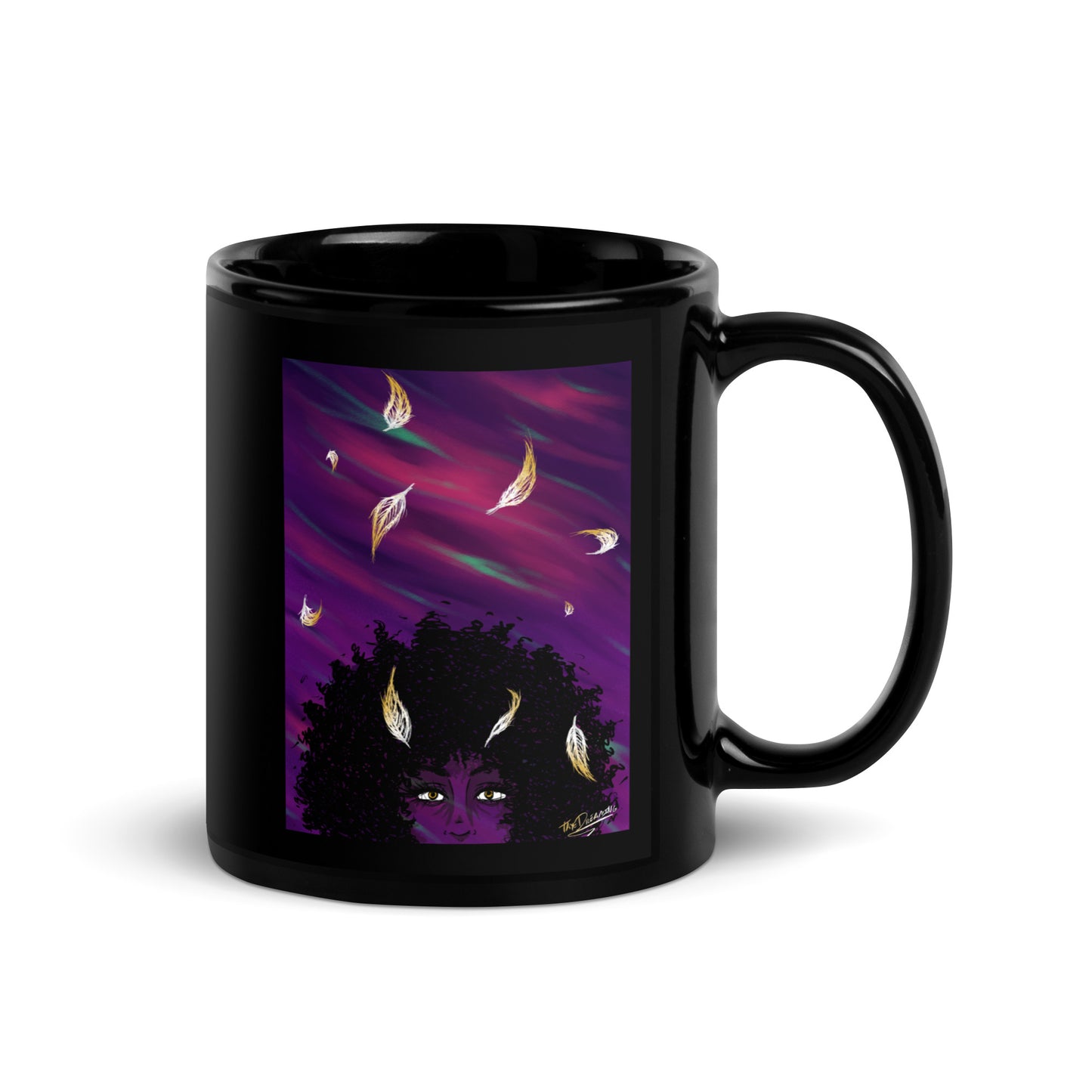 "Endless Possibilities" Black Glossy Mug