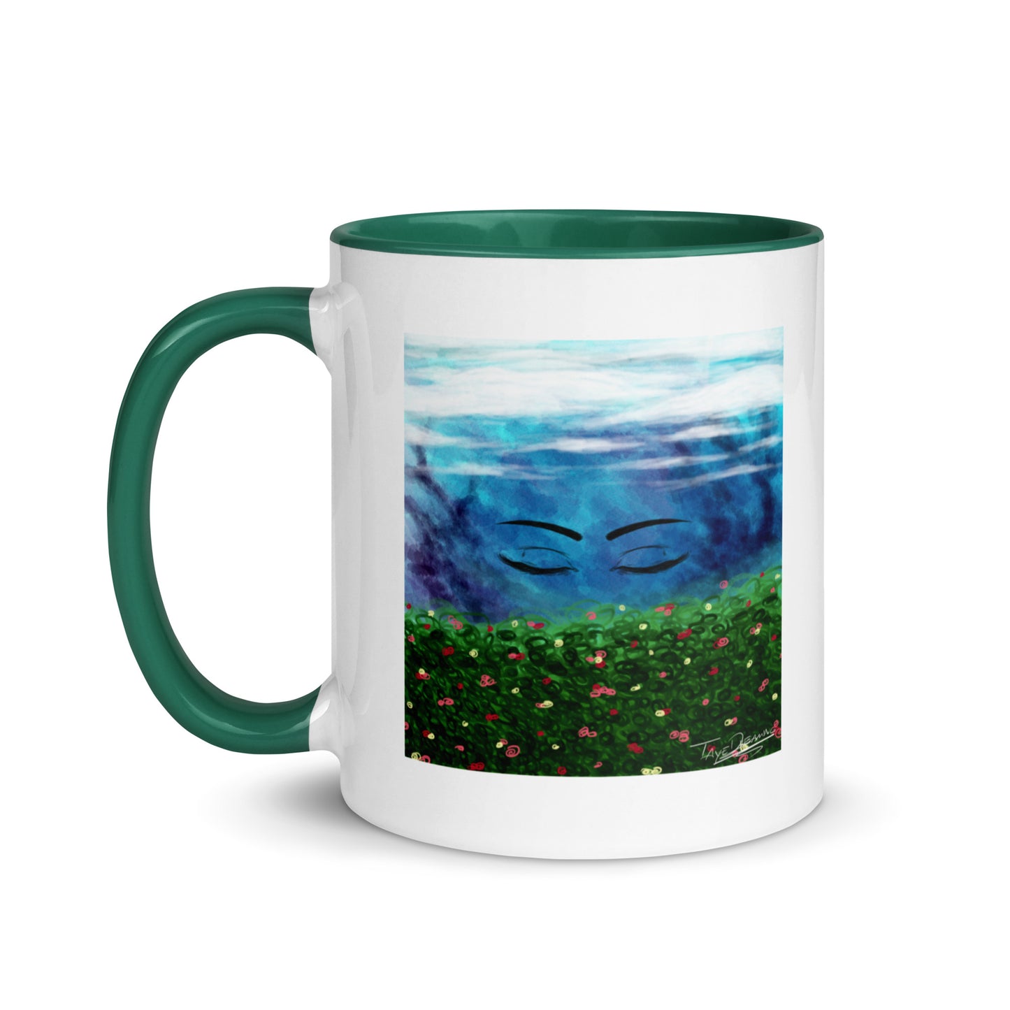 "Queen of the Skies" White Mug with Color Inside