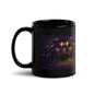 "Cosmic Goddess" Black Glossy Mug