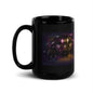"Cosmic Goddess" Black Glossy Mug