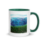 "Queen of the Skies" White Mug with Color Inside