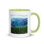 "Queen of the Skies" White Mug with Color Inside